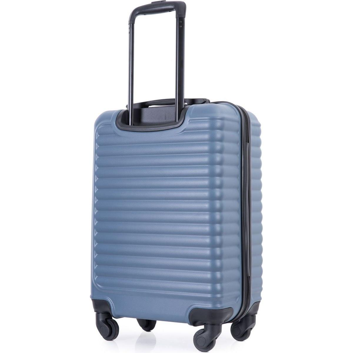 20" Carry on Luggage Lightweight Suitcase, Spinner Wheels, Blue