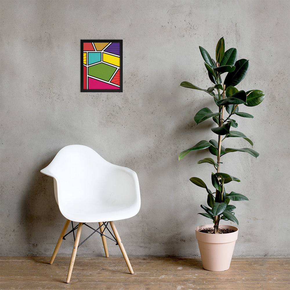 Window to the Soul Framed photo paper poster
