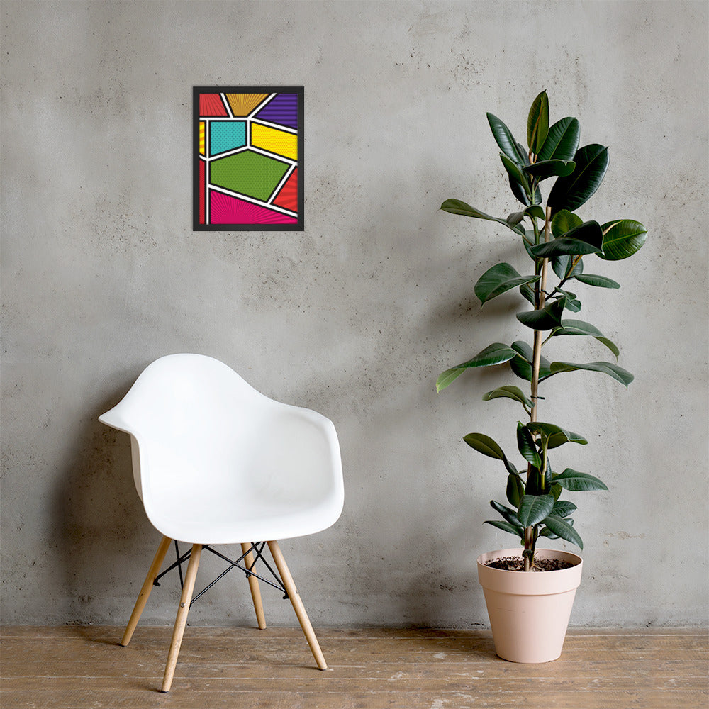 Window to the Soul Framed photo paper poster