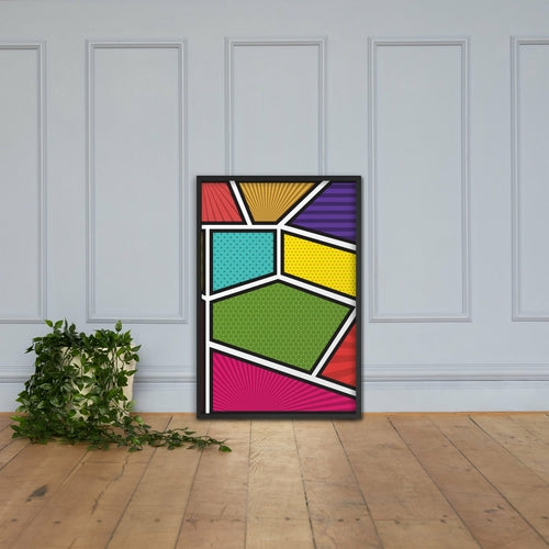 Window to the Soul Framed photo paper poster