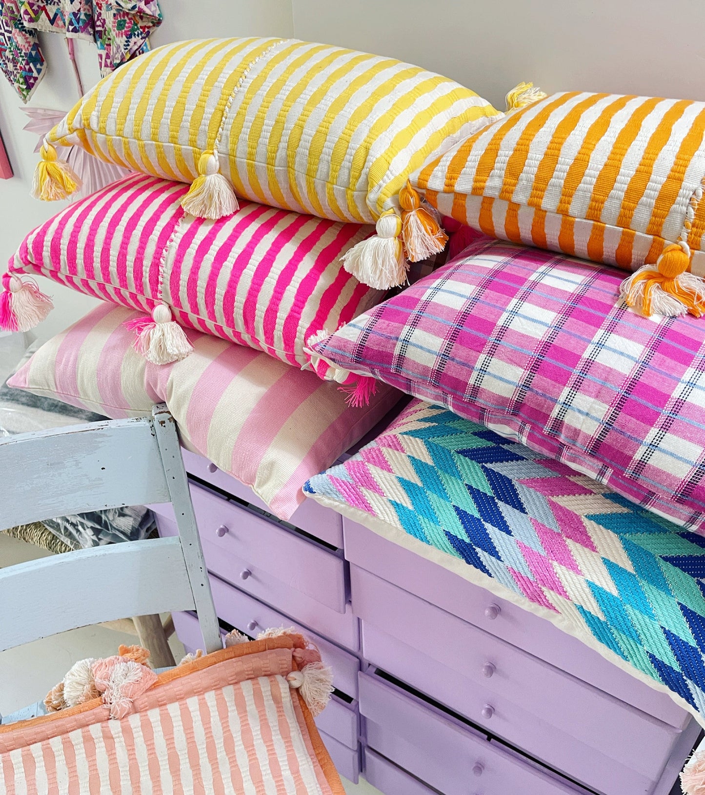 Santiago Cabana Stripe - Light Pink