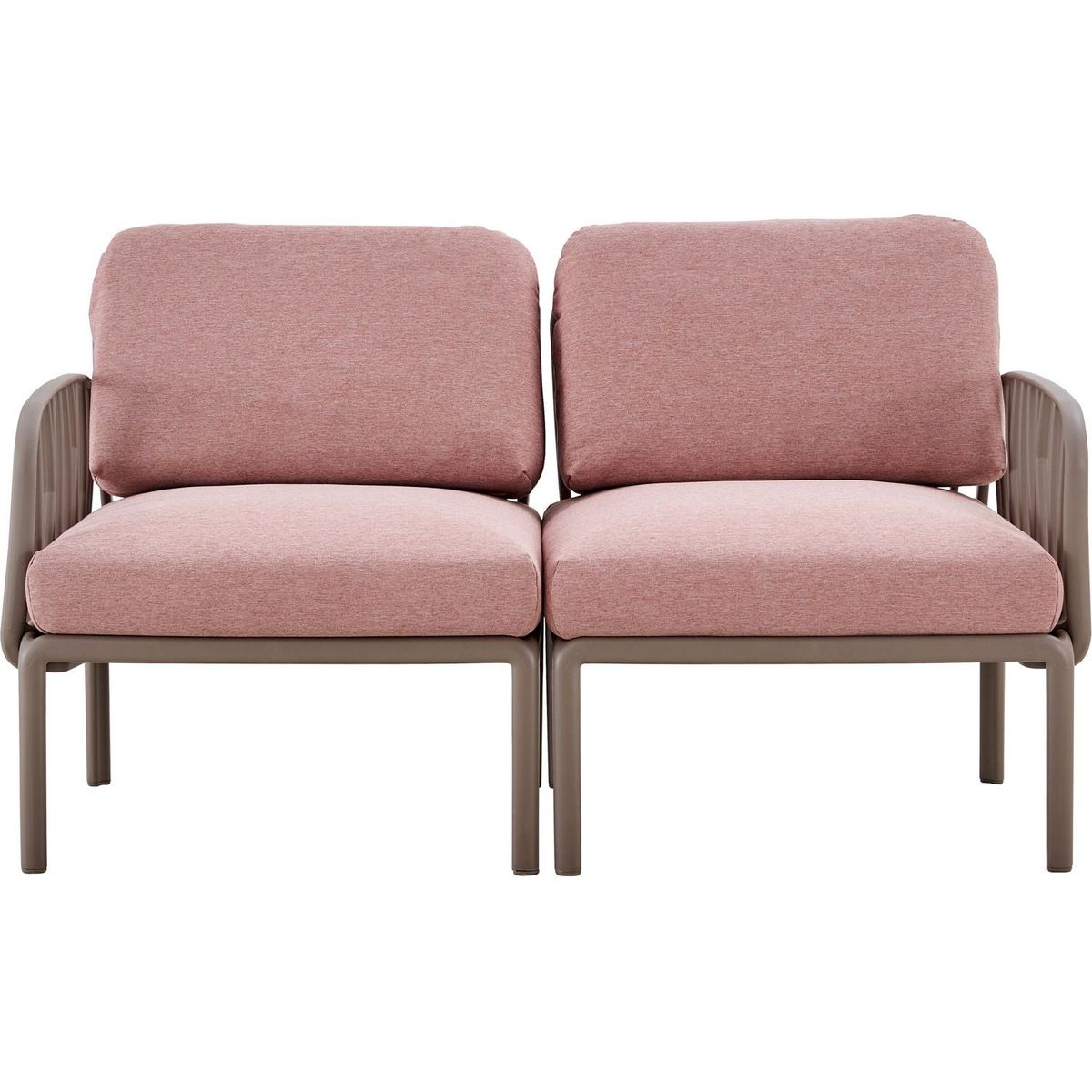 Garden & Outdoor: Patio indoor/ outdoor garden single sofa armchairs plastic with soft cushion Weather waterproof chair Sectional Furniture for Balcony Garden Pool Lawn Backyard morden design sitting room sofa by Streamdale Furniture