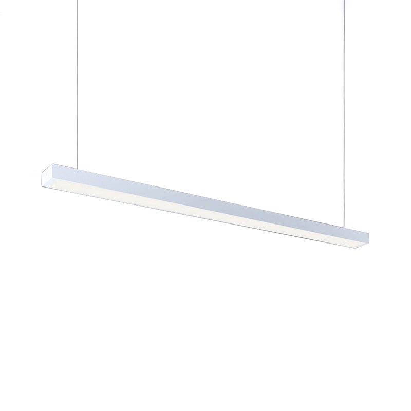 Callie Modern Pendant - Sleek Rectangular LED Light with Adjustable Length