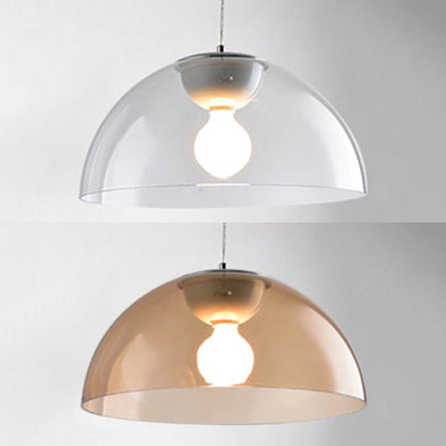 Astrid's Nordic Dome Pendant Light (Red/Black/White)