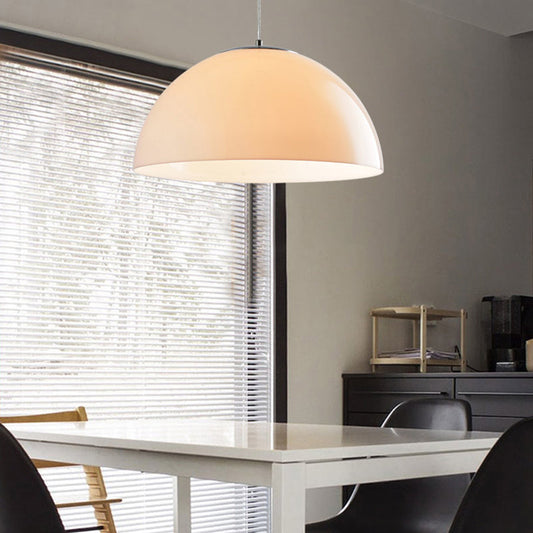 Astrid's Nordic Dome Pendant Light (Red/Black/White)