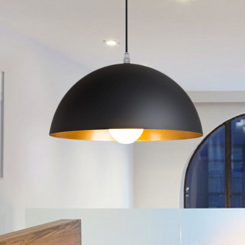 Veronica -  A Captivating Black Pendant Lamp with a Checkered Twist