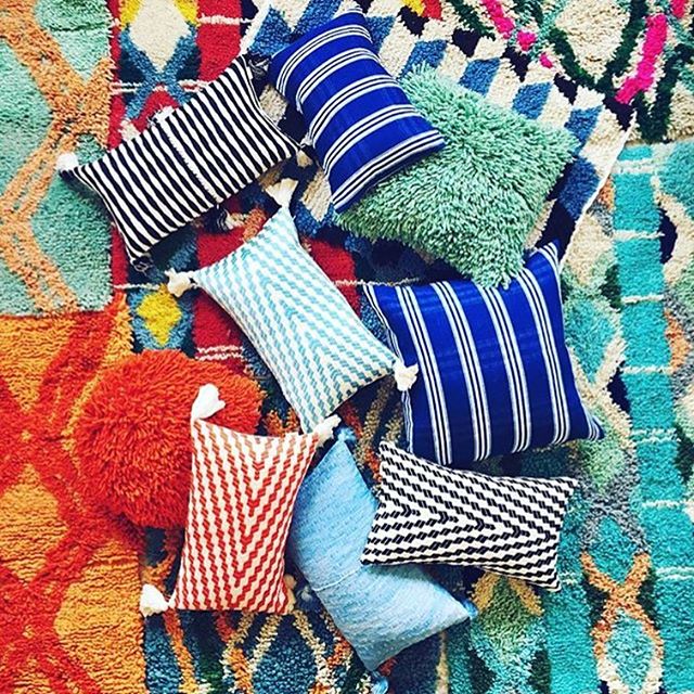 Antigua Pillow- Ocean Tie Dye