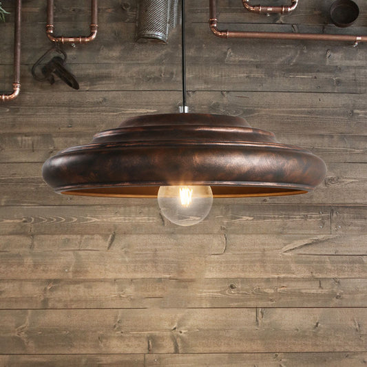 Industrial Chic: Bronze Pendant Light for a Touch of Factory Flair