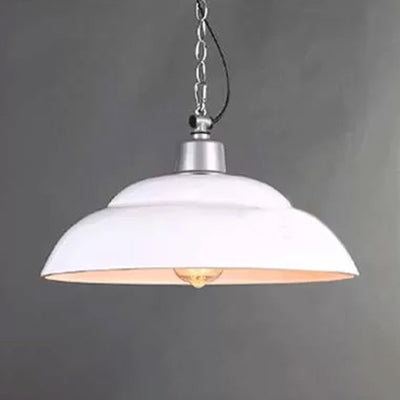 Adalynn Industrial Pendant: Dual Shades & Vintage Charm (Black & Green