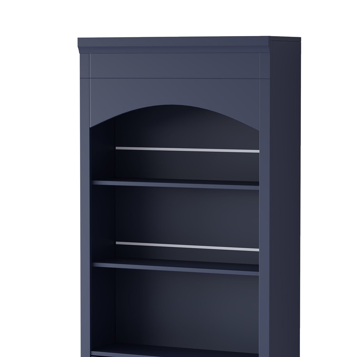 [Assembly Video Provided] TOPMAX Modern 83.7inch High Kitchen Pantry, Freestanding Tall Kitchen Hutch with Faux Marble Top,Cupboard Cabinet with 5 Storage Drawers and Adjustable Shelf, Set of 2, Blue