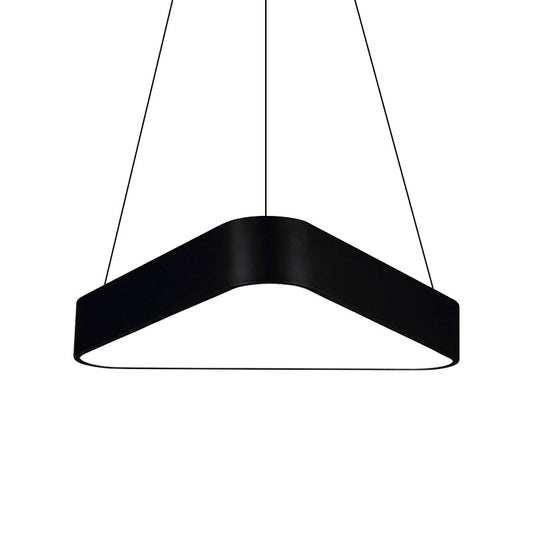 Ariella Modern Triangle Pendant: Light Up Your Space with Style and Warmth
