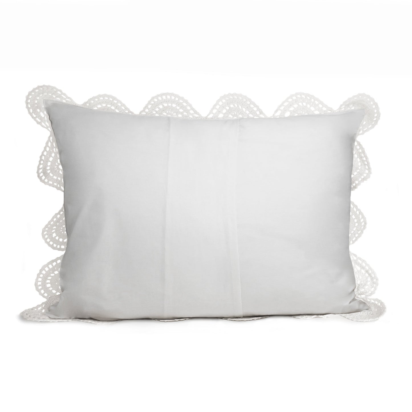 Hand Made Crochet Cotton Pillow Sham Pairs