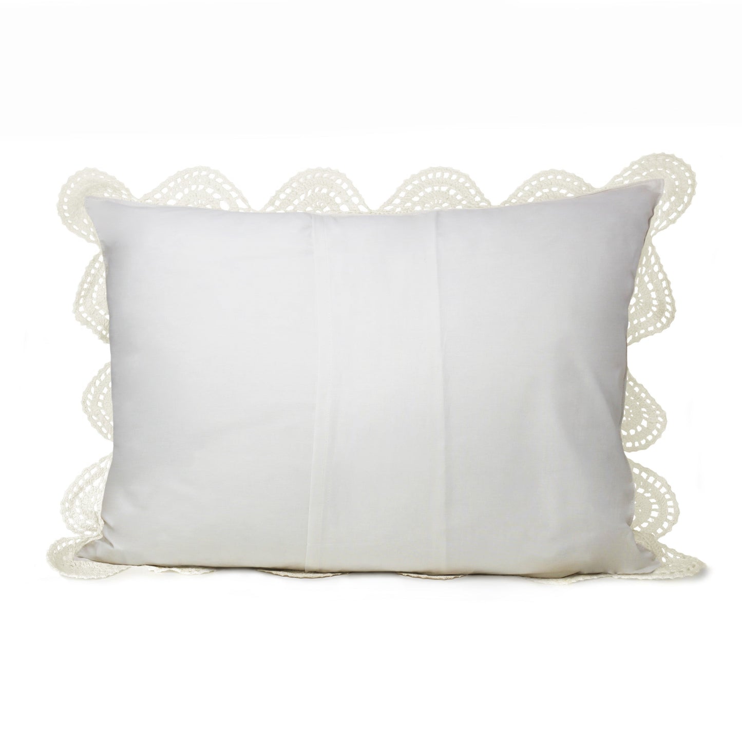 Hand Made Crochet Cotton Pillow Sham Pairs