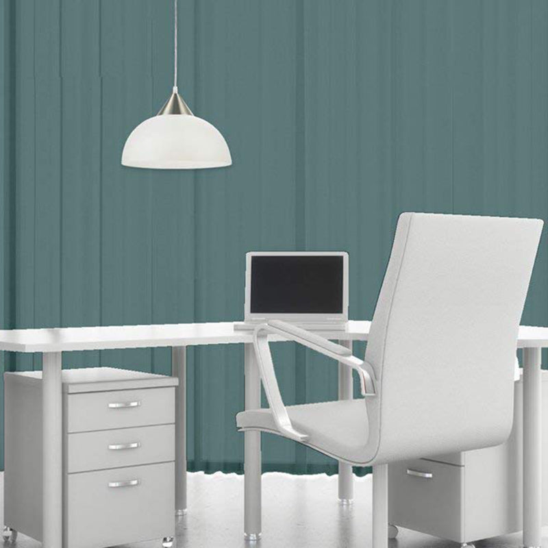 Modern Pendant Light: White Glass and Nickel Elegance