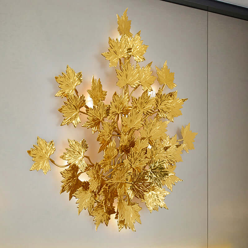 Maple Leaf Wall Sconce Light