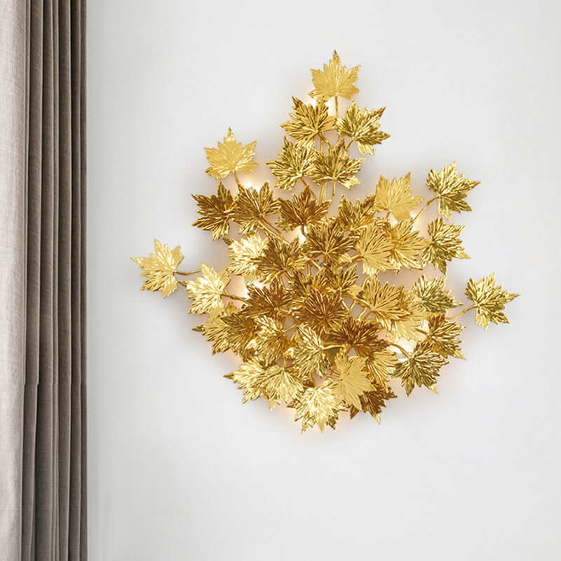 Maple Leaf Wall Sconce Light