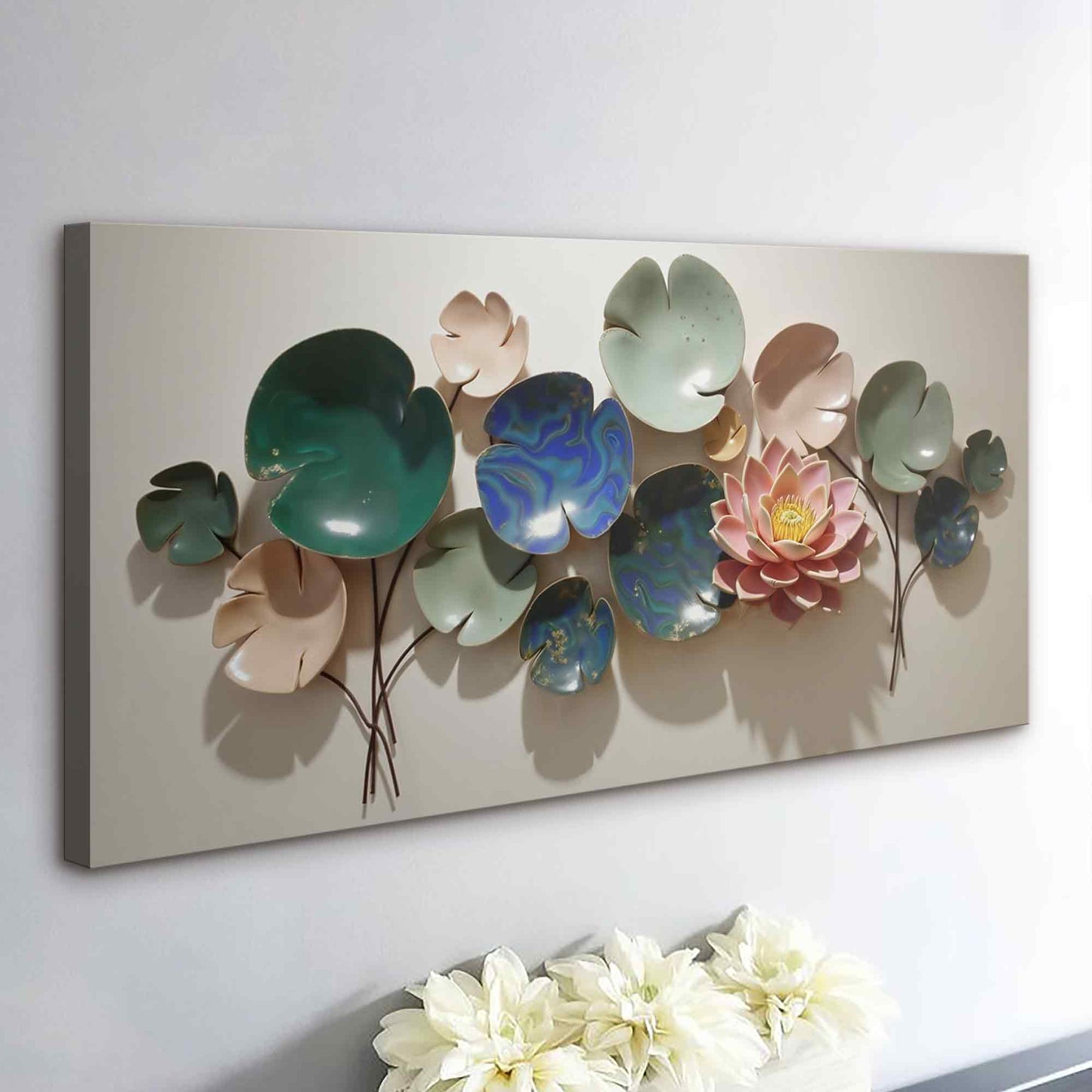 Lotus Leaf Abstract Wall Art VI