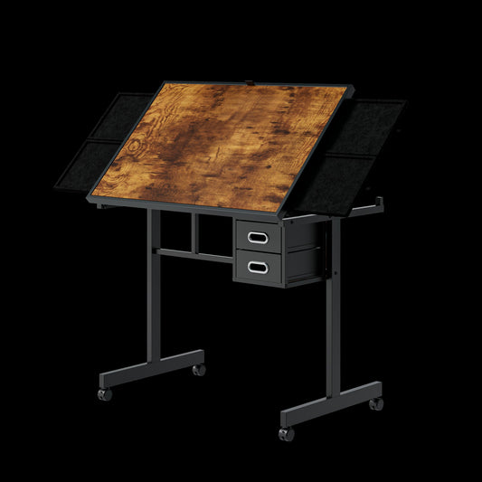 1000 pieces Jigsaw Puzzle metal Table board for adults gift with 4 trays and 2 Drawers