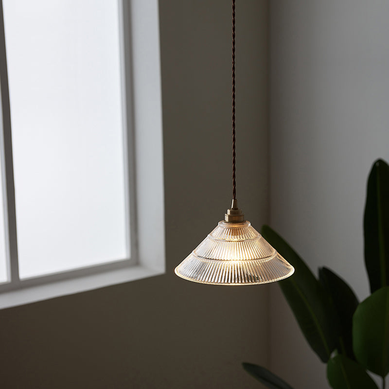 Kaia Modern Pendant Lamp: Clear Glass Elegance for Any Space