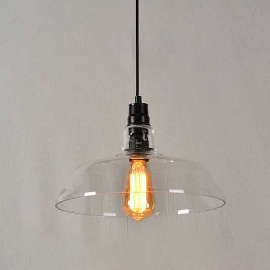 Madison Industrial Pendant: Vintage Charm in Multiple Colors (Clear, Amber,