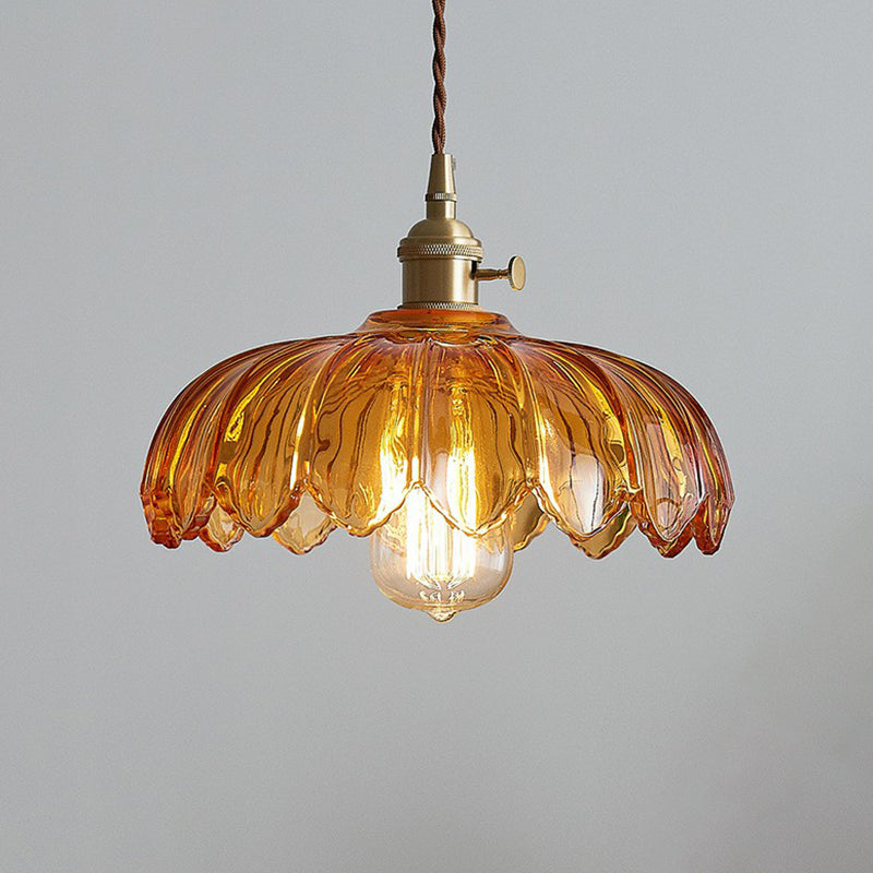 Lucille Scalloped Pendant - Industrial Elegance for Any Space