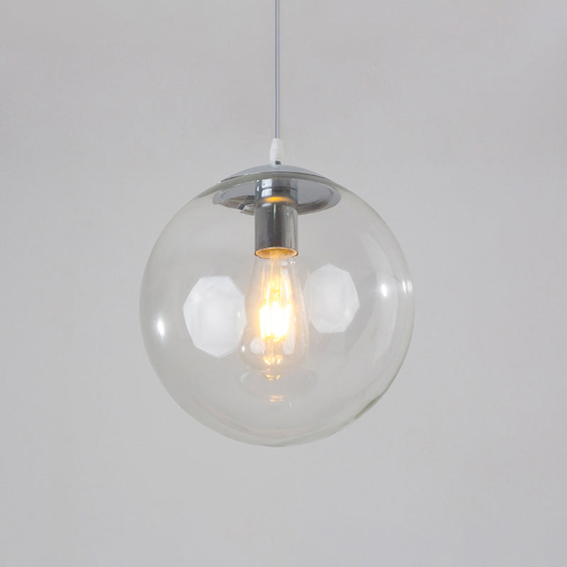 Modern Glass Orb Pendant: Stylish Lighting for Restaurants