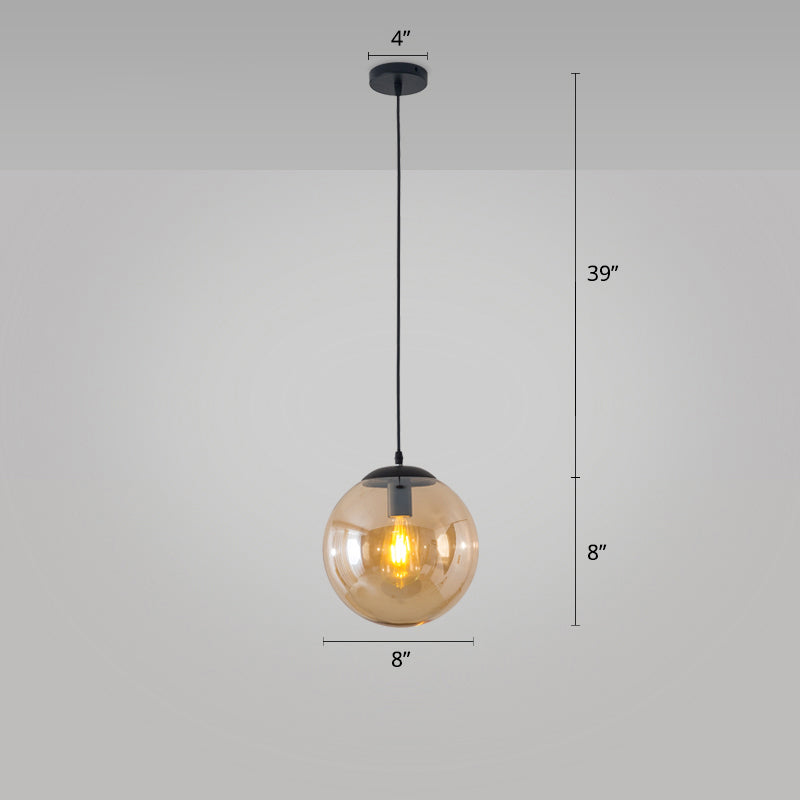 Modern Glass Orb Pendant: Stylish Lighting for Restaurants