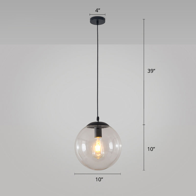 Modern Glass Orb Pendant: Stylish Lighting for Restaurants
