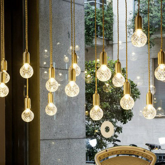 Ella Industrial Brass Pendant Lamp: A Touch of Vintage Charm