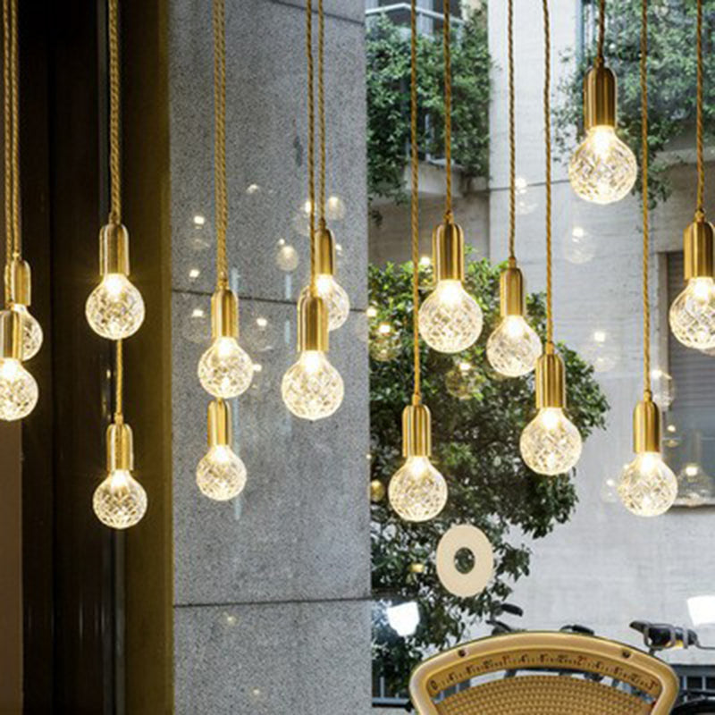 Ella Industrial Brass Pendant Lamp: A Touch of Vintage Charm