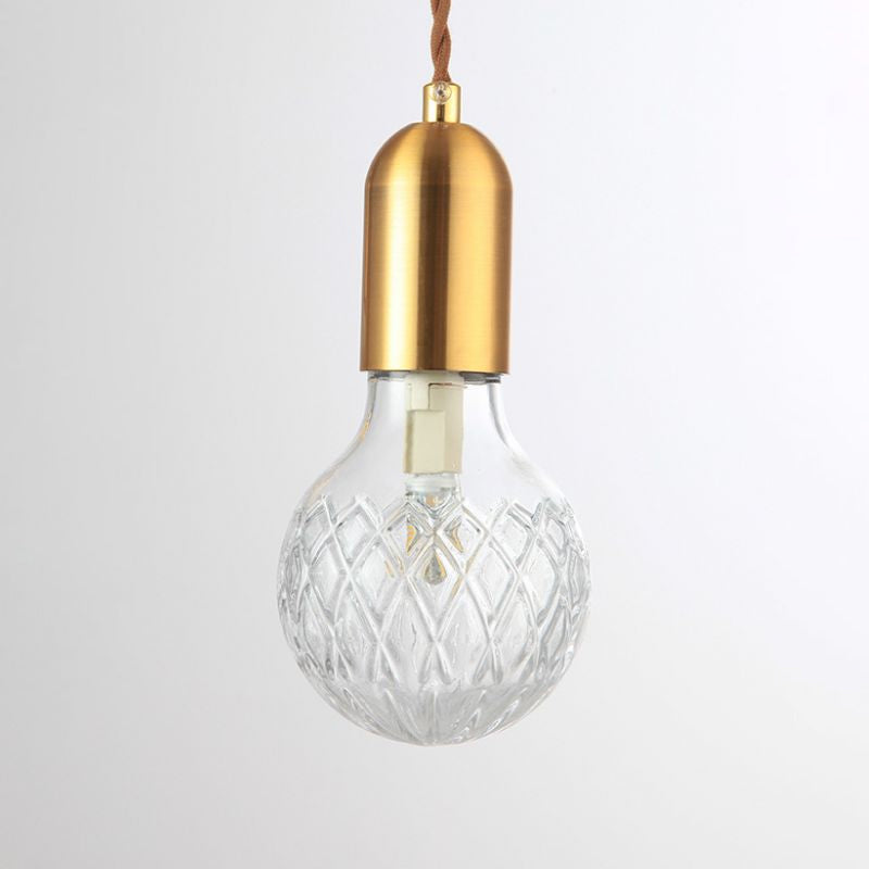 Ella Industrial Brass Pendant Lamp: A Touch of Vintage Charm