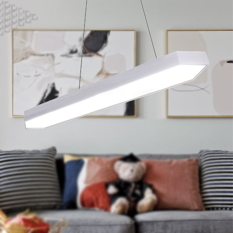 Karla  Modern Linear Pendant: Customizable LED Light for Any Space