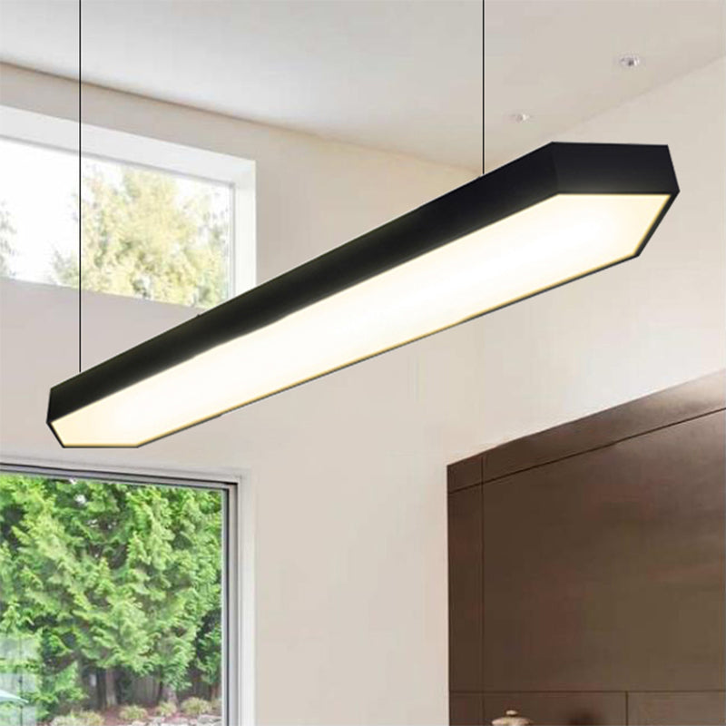 Karla  Modern Linear Pendant: Customizable LED Light for Any Space