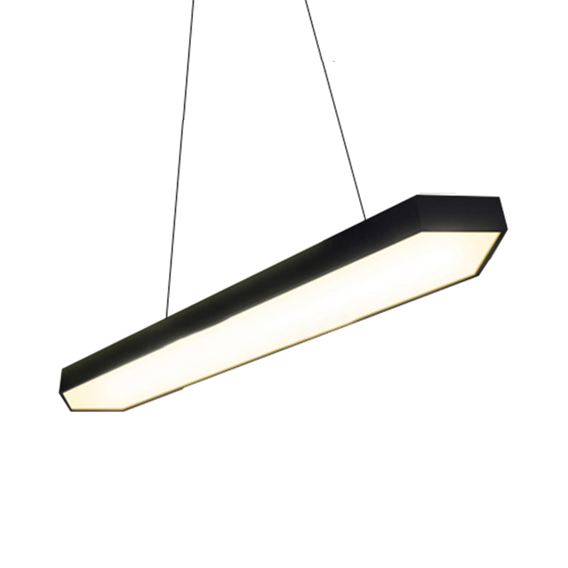 Karla  Modern Linear Pendant: Customizable LED Light for Any Space