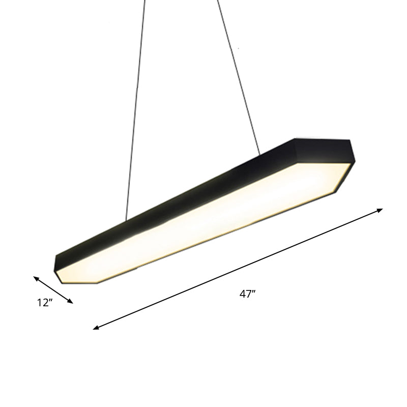 Karla  Modern Linear Pendant: Customizable LED Light for Any Space