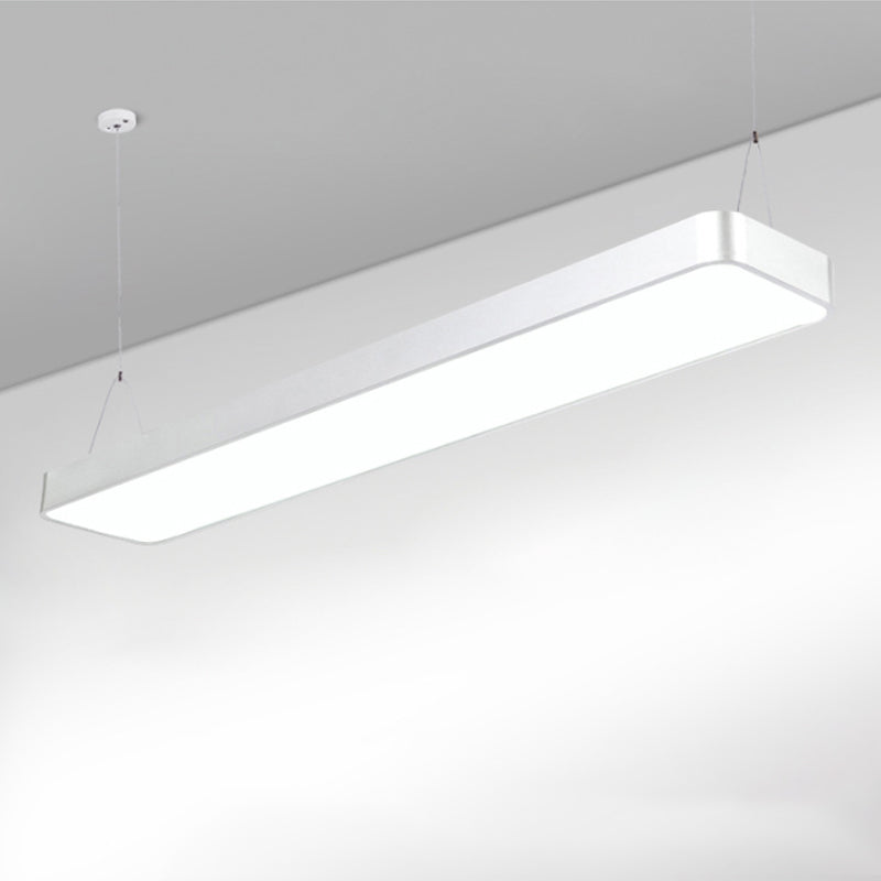 Callie Modern Pendant - Sleek Rectangular LED Light with Adjustable Length