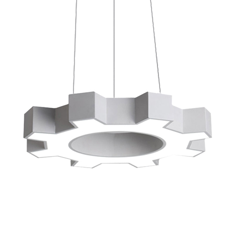Evelyn's Energetic Gear Pendant: Illuminate Your Gym with Modern Style
