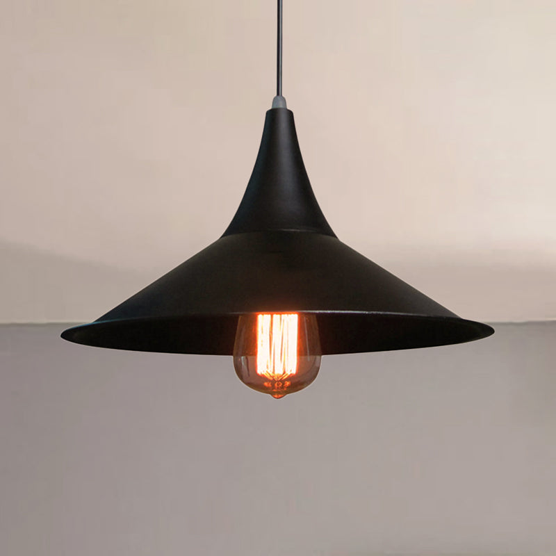 Isabella - Modern Conic Pendant Light (Black or White)