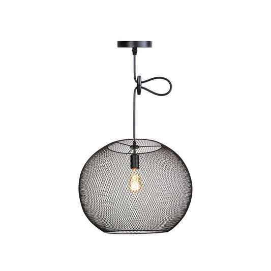 Ethan's Industrial Wire Mesh Pendant Lamp: A Touch of Industrial Charm