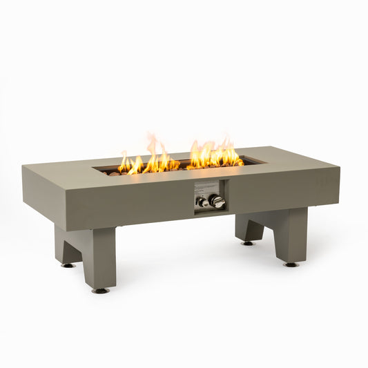 Smart Home Device: 42_inch  Iron Fire Pit Table by Streamdale Furniture