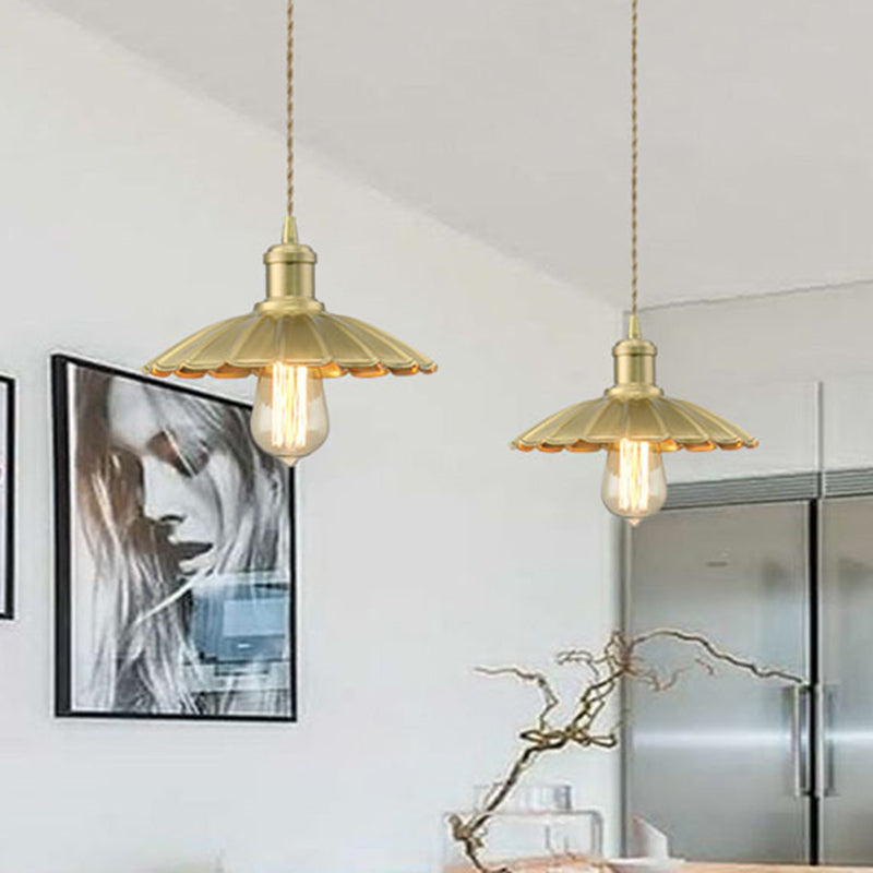 Evelyn's Vintage Brass Pendant: Timeless Elegance for Your Dining Room