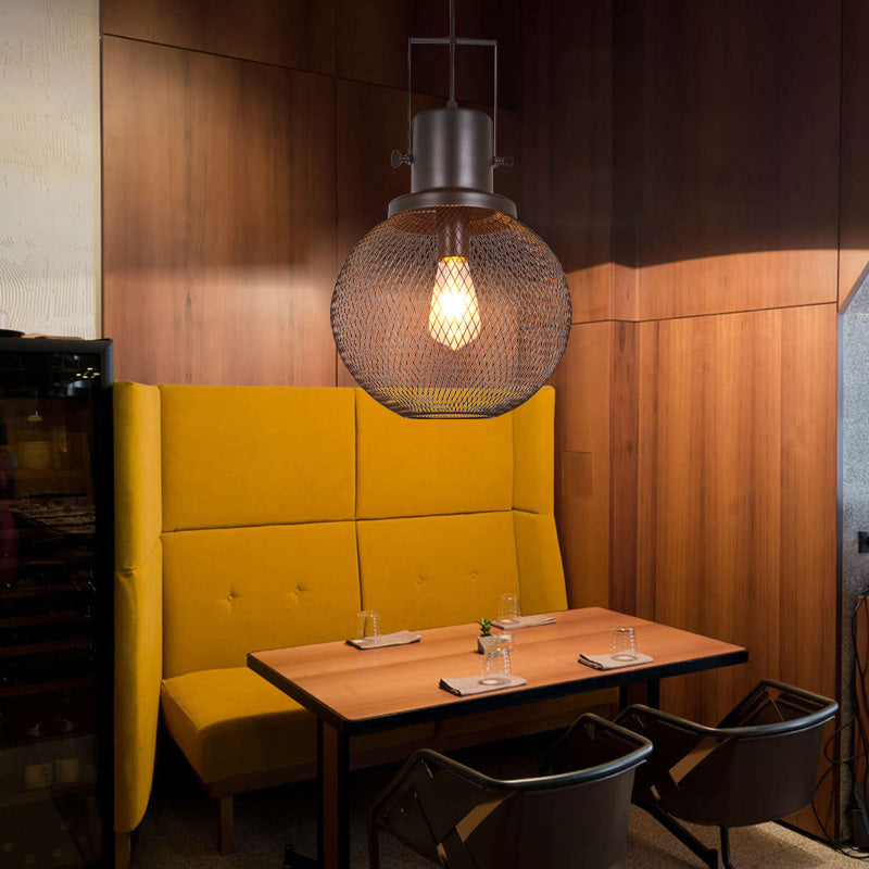 Embrace Industrial Charm: Black Antique Metal Pendant Lamp