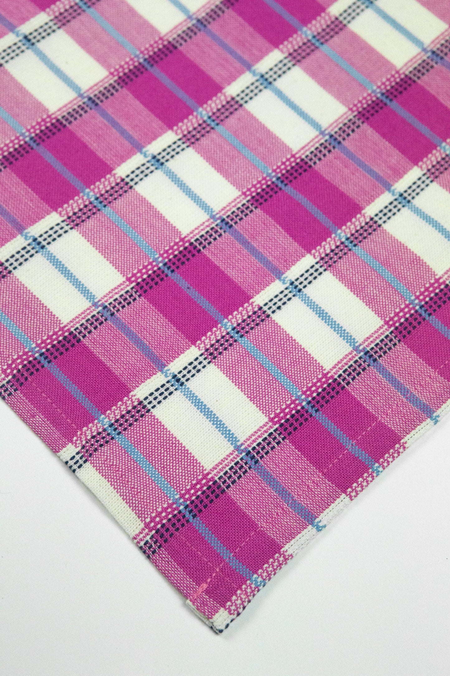 San Andres Gingham Pink & Ivory Placemat