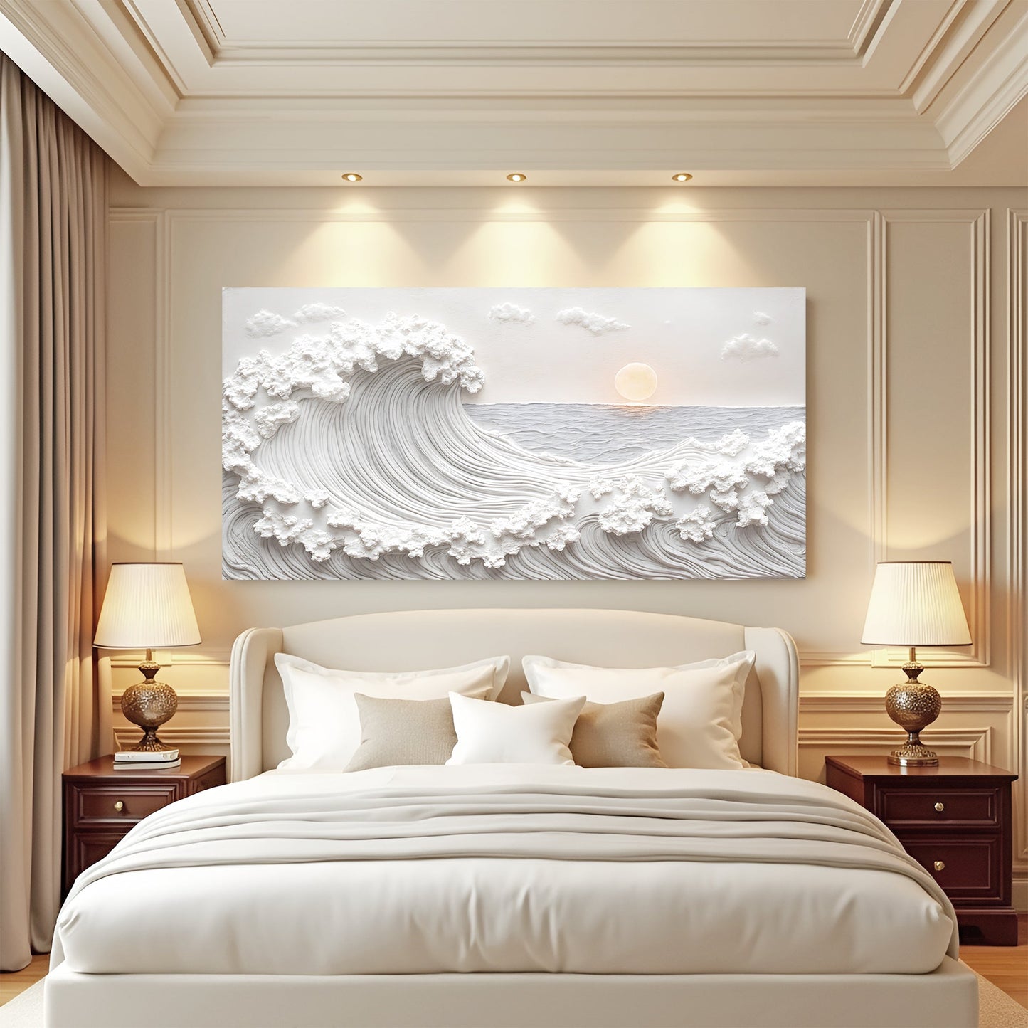 Ocean Waves Abstract Wall Art