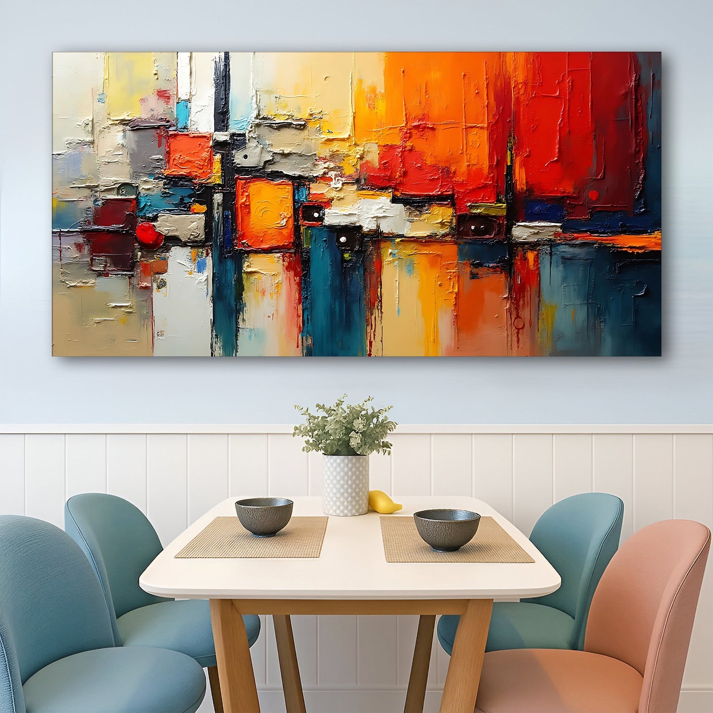 Colorful Abstract Wall Art II