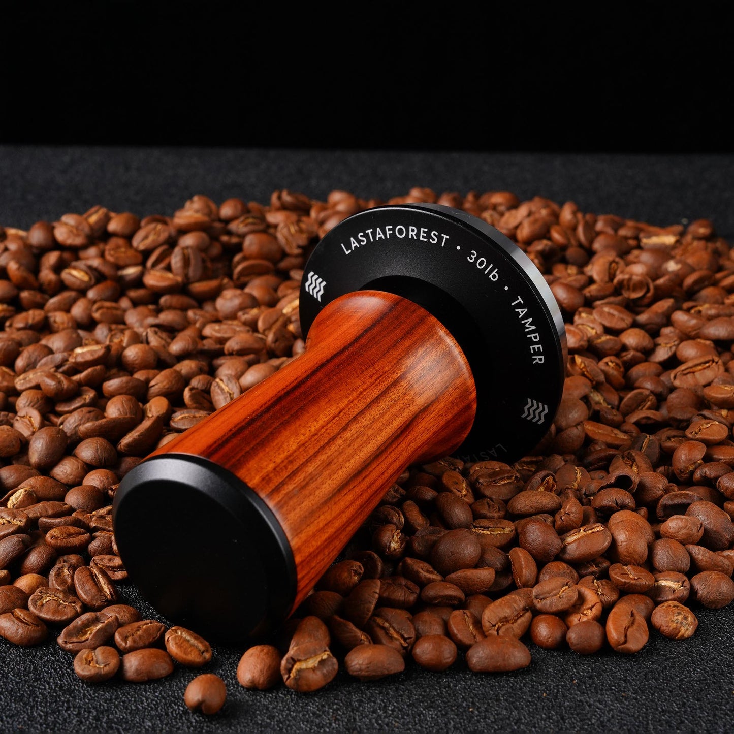 Lastaforest - Spring Loaded Tamper with Wood Handle