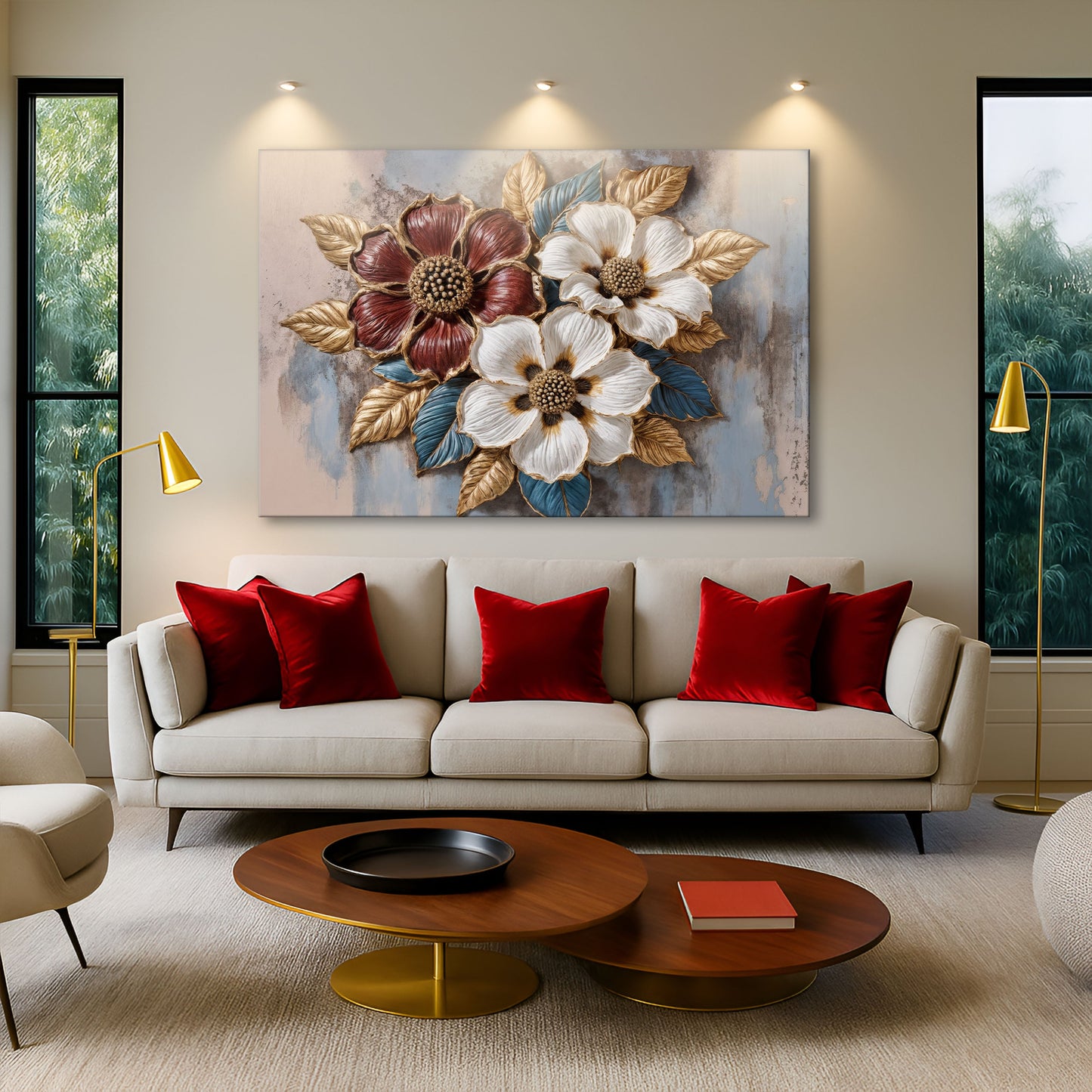 Floral Symphony Wall Art II