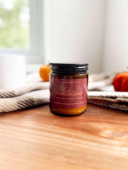 Kitchen Tools & Cookware: Autumn Fairground 9oz Candle by Whiskey Barrel Candles