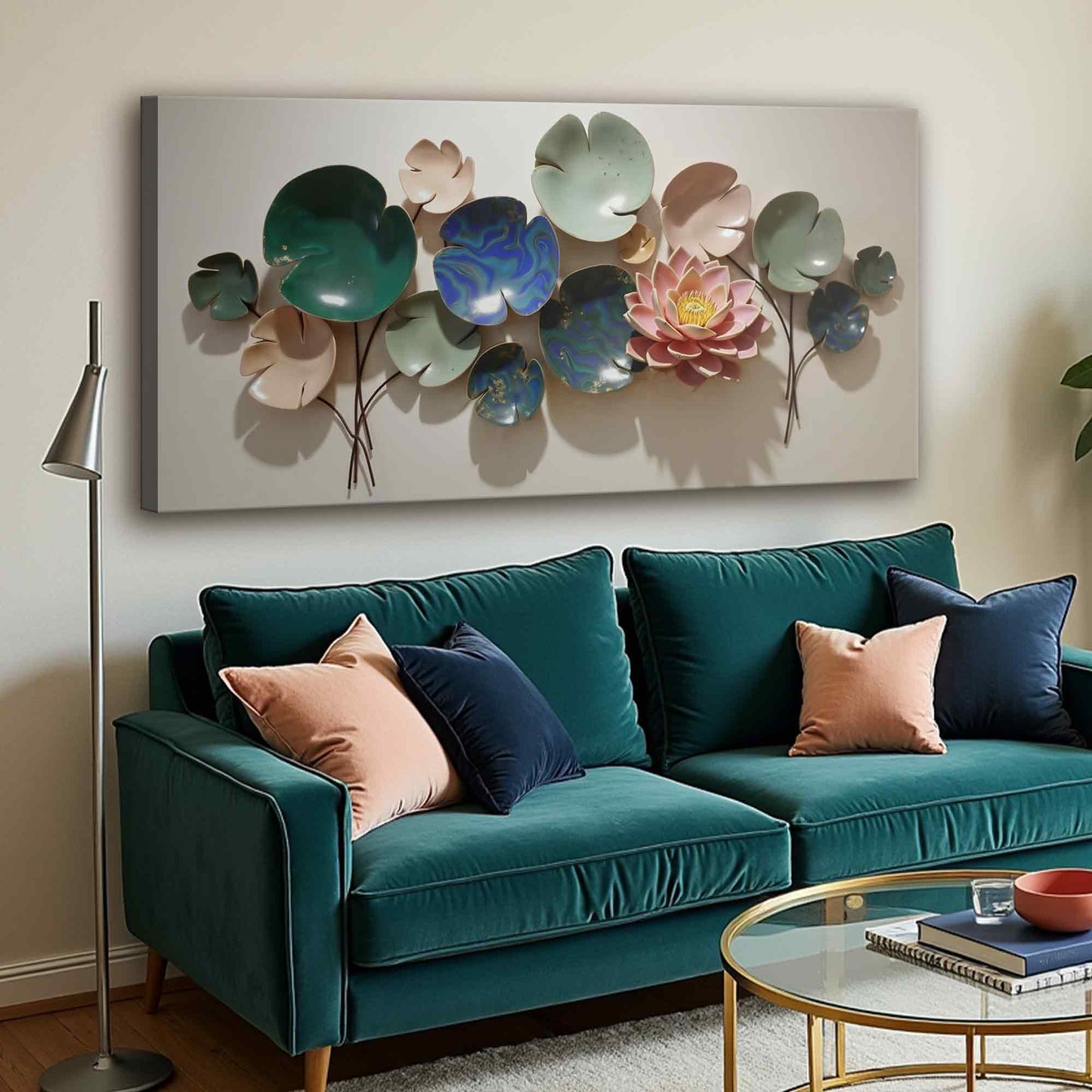 Lotus Leaf Abstract Wall Art VI