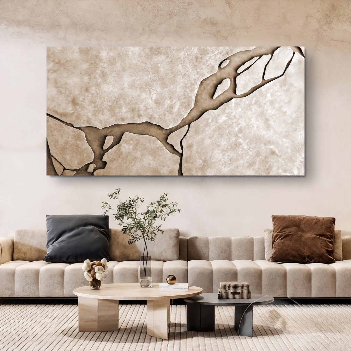 Muddy Abstract Wall Art